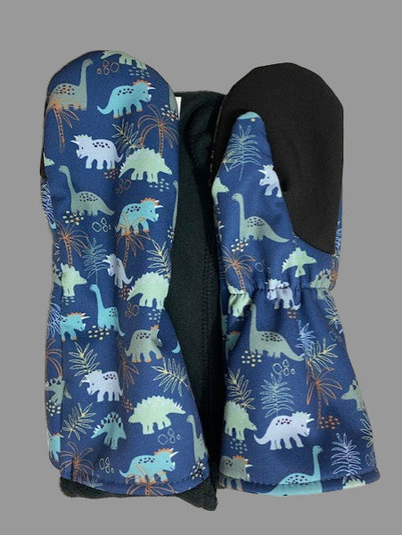 blue dino smittens mittens that stay on